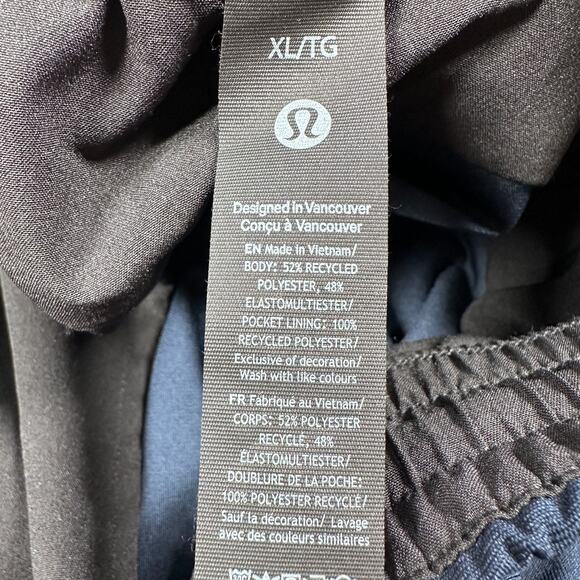 Lululemon ABC Pull-On Pants Mens XL Navy Blue Stretch Pockets Activewear Tapered - Picture 5 of 9